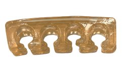 Doppio Separadita Per Piedi In Silicone Arancione