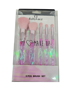 Set 5 Pennelli Make Up Pink Holo