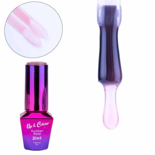 Base Rubber 2in1 UP&COLOUR Spicy Beige Molly Lac 10 ml - immagine 2