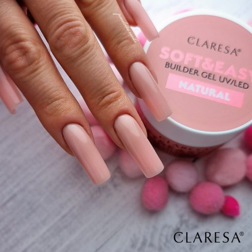 CLARESA - Soft&Easy Builder Gel 45ml Natural - immagine 2