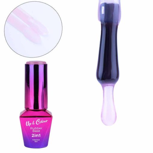 Base Rubber 2in1 UP&COLOUR Tender Rose Molly Lac 10ml - immagine 2