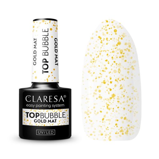 CLARESA - TOP BUBBLE 5ml Gold Matt