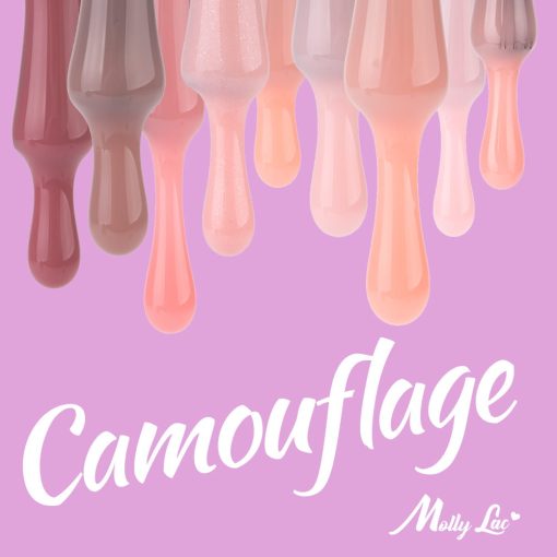 Base Rubber 2in1 Camouflage Mr. Nudebody 10ml Molly Lac - immagine 4