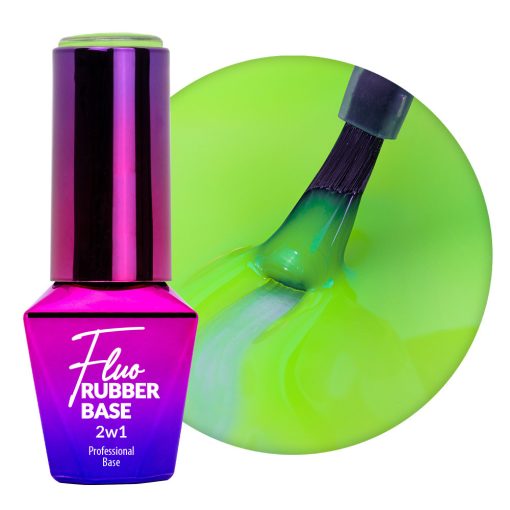 Rubber Base 2in1 Fluo - Lime Mojito 10ml Molly Lac