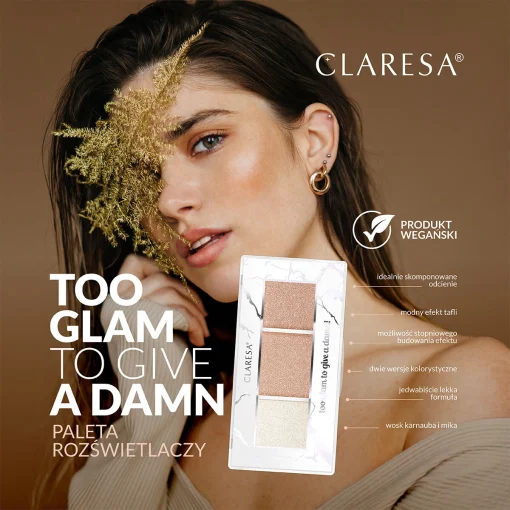 CLARESA - PALETTE ILLUMINANTE - ROSY GLOW - immagine 3