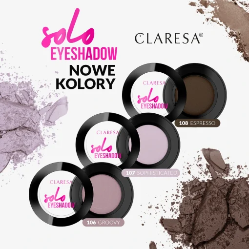 CLARESA - EYESHADOW SOLO - 107 SOPHISTICATED - immagine 2