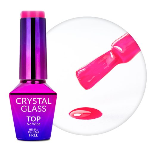 Molly Nails - Top Crystal Glass 10gr- Pink