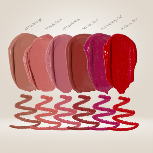 PAESE - THE KISS LIPS LIQUID LIPSTICK - 04 RUSTY RED - immagine 3
