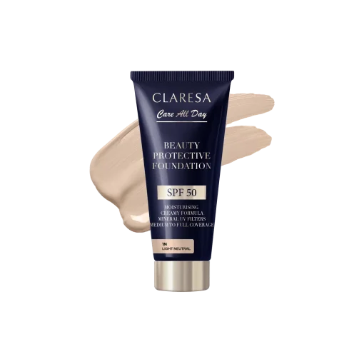 CLARESA - FONDOTINTA IDRATANTE CON SPF50 - 2W MEDIUM WARM