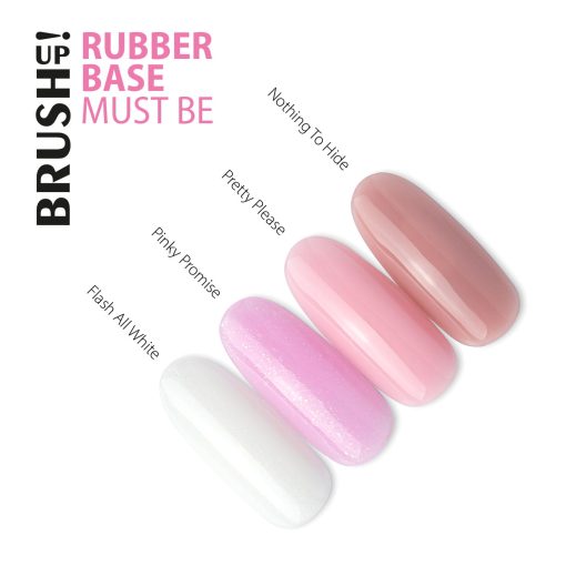 Brush UP! RUBBER BASE - FLASH ALL WHITE - 5gr - immagine 4