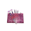 Set Pennelli Make Up con Pochette Glitterata