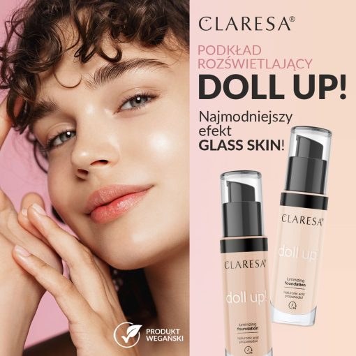 CLARESA - FONDOTINTA DOLL UP - 02 LIGHT - 34gr - immagine 2
