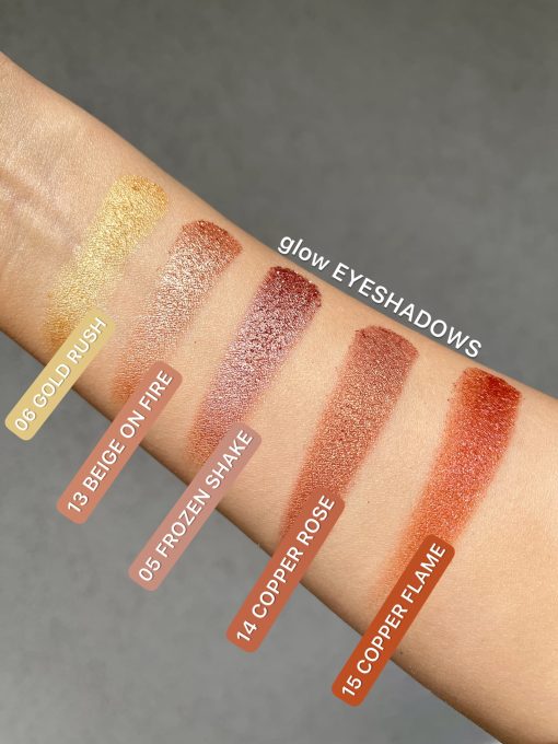 CLARESA - GLOW EYESHADOW - 06 GOLD RUSH - immagine 2