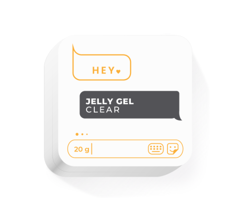 HEY LOVE - JELLY GEL CLEAR - 20gr