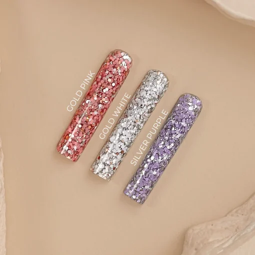 HEY LOVE - COIN GEL - GOLD WHITE - 5gr - immagine 2