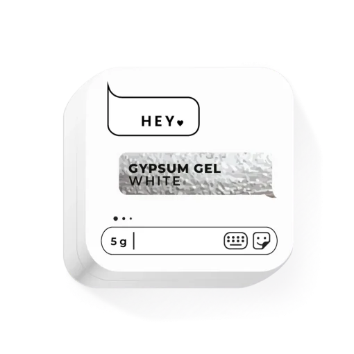 HEY LOVE - GYPSUM GEL WHITE - 5gr