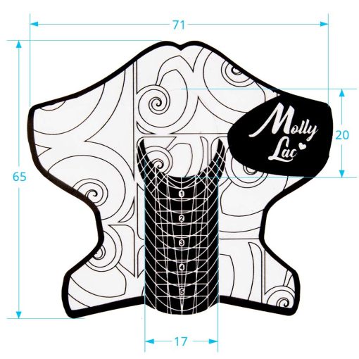 MOLLY LAC - NAIL FORM EMBLEM GEL - 500pcs - immagine 3