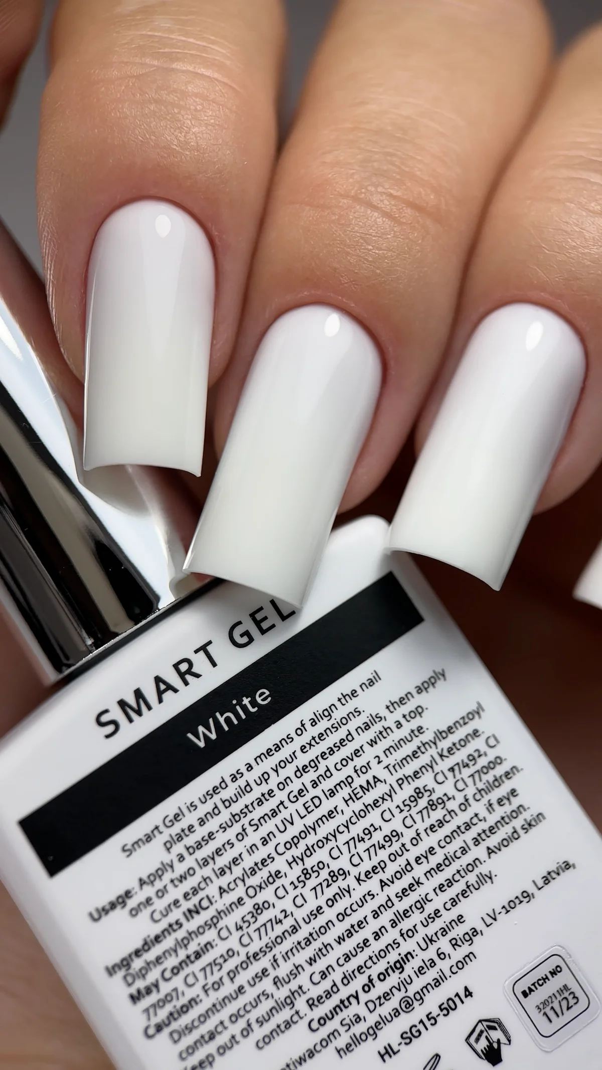 HEY LOVE - SMART GEL - WHITE - 15ml - immagine 3