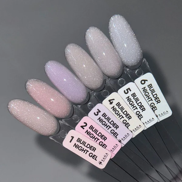 SAGA - BUILDER NIGHT n.01 - GEL RIFLETTENTE - 15ml - immagine 2
