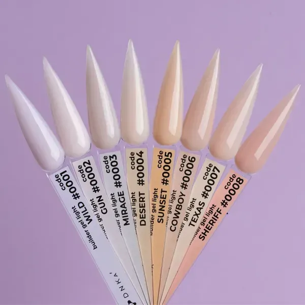 DNKA - BUILDER GEL LIGHT n.0008 - SHERIFF - 30ml - immagine 2