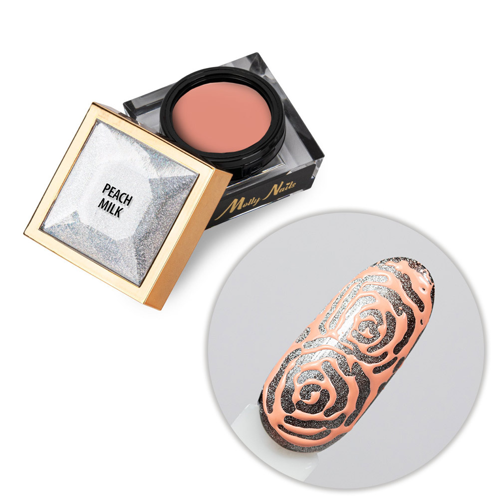 MOLLY NAILS - CREATIVE FLOW COLOR GEL - PEACH MILK - 5ml