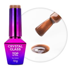 MOLLY NAILS - TOP CRYSTAL GLASS - GOLDEN BROWN - 10ml