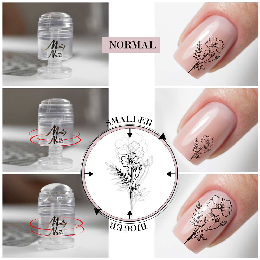 MOLLY NAILS - TIMBRO REGOLABILE STAMPING - immagine 4