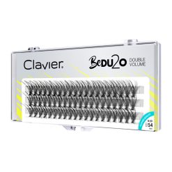 CLAVIER - CIGLIA A CIUFFETTI - DOPPIO VOLUME - BEDU2O - 14mm