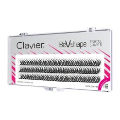 CLAVIER - CIGLIA A CIUFFETTI - FISHTAIL - BEVSHAPE - 10mm