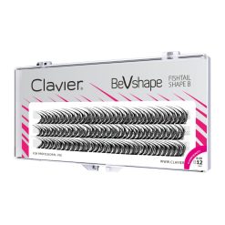CLAVIER - CIGLIA A CIUFFETTI - FISHTAIL - BEVSHAPE - 12mm
