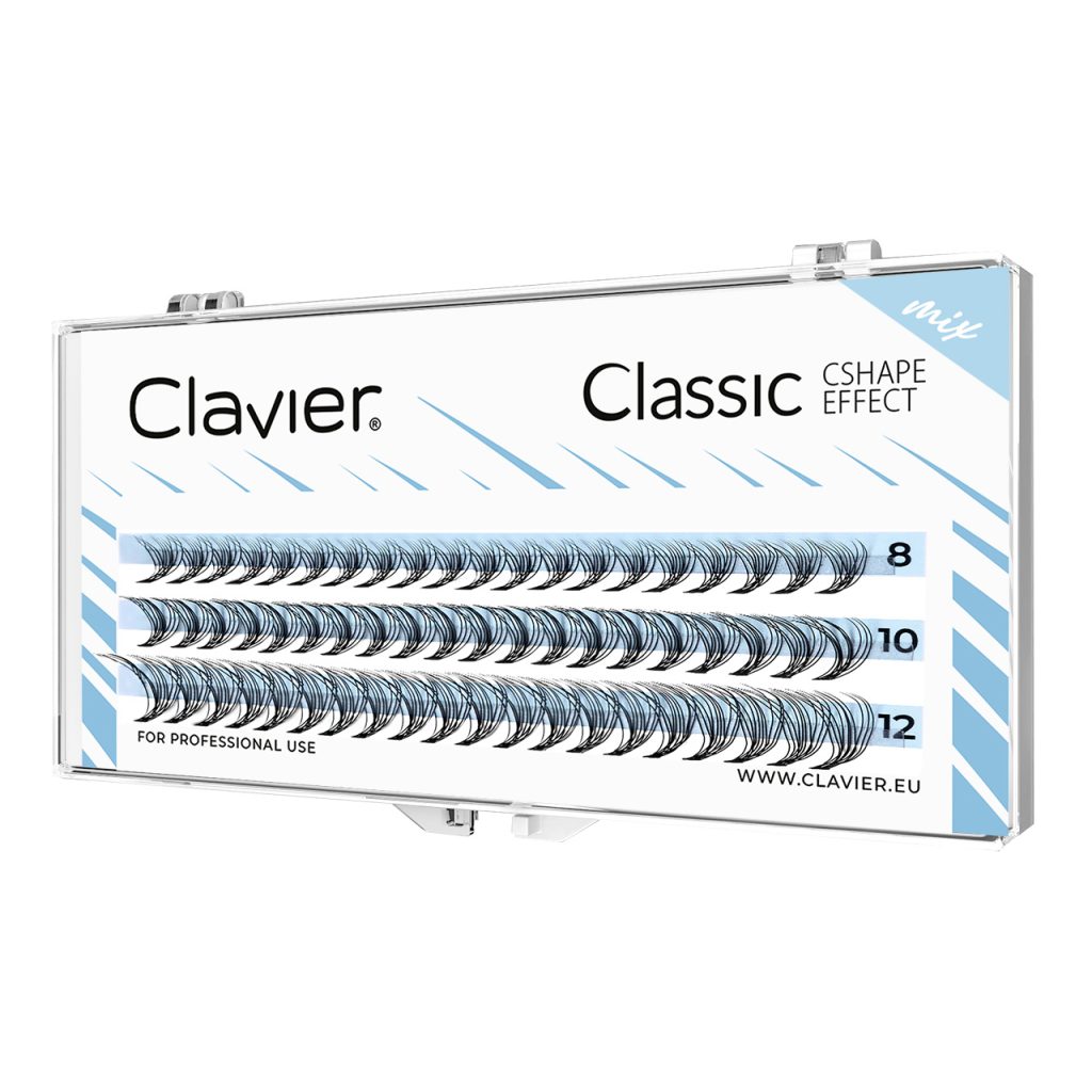 CLAVIER - CIGLIA A CIUFFETTI - CLASSIC - MIX 8/10/12mm