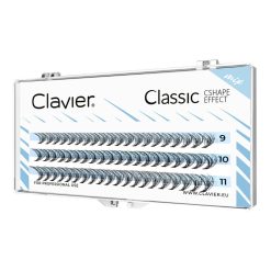 CLAVIER - CIGLIA A CIUFFETTI - CLASSIC - MIX 9/10/11mm