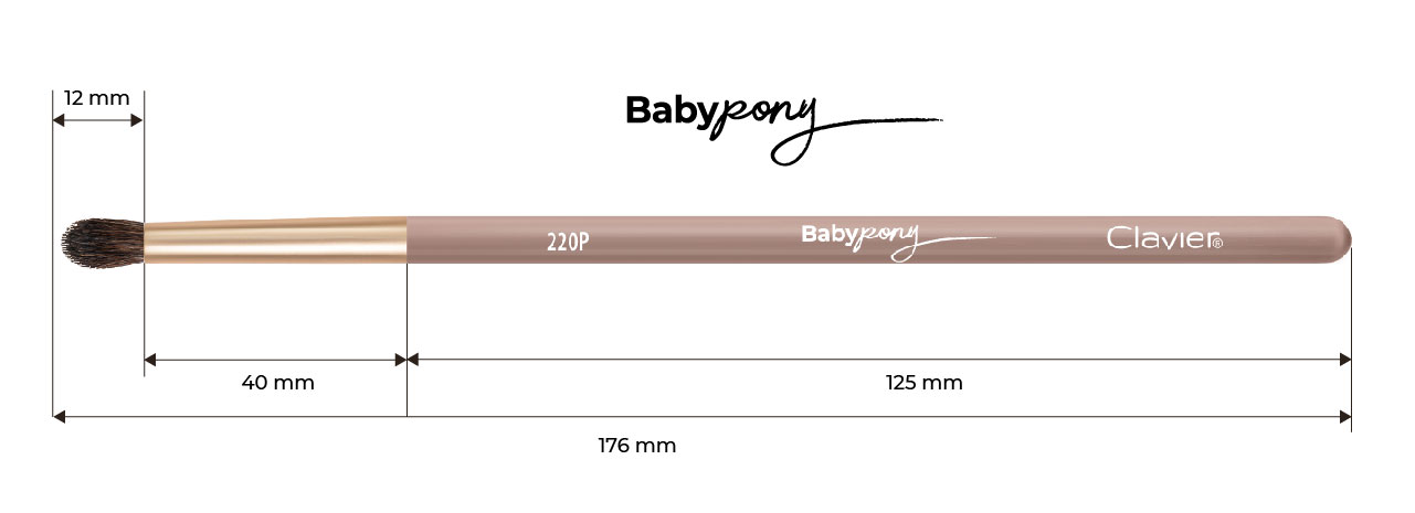 CLAVIER - PENNELLO BABY PONY - 220P - immagine 3