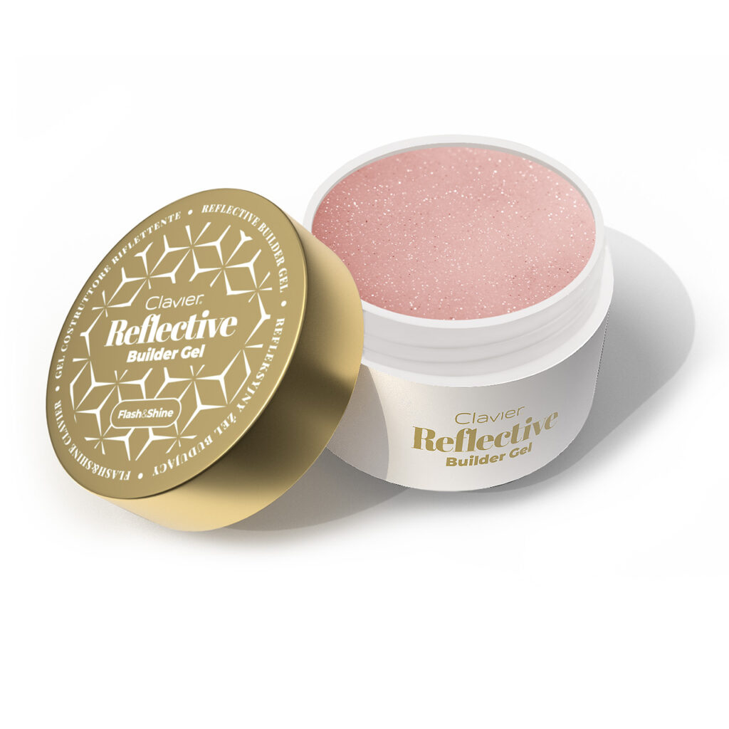 CLAVIER - GEL COSTRUTTORE - REFLECTIVE - NUDE GLOW - 30gr