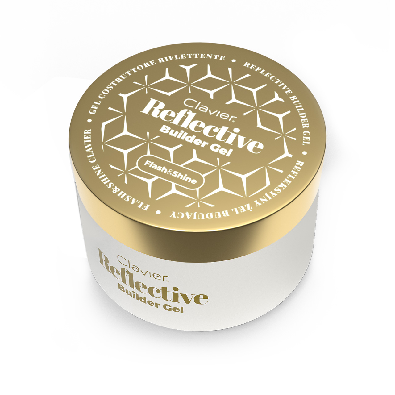 CLAVIER - GEL COSTRUTTORE - REFLECTIVE - SNOW SHOW- 30gr - immagine 2