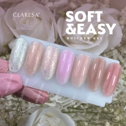 Alternative view of CLARESA - Soft&Easy Builder Gel - GOLDEN SPARK - 45ml