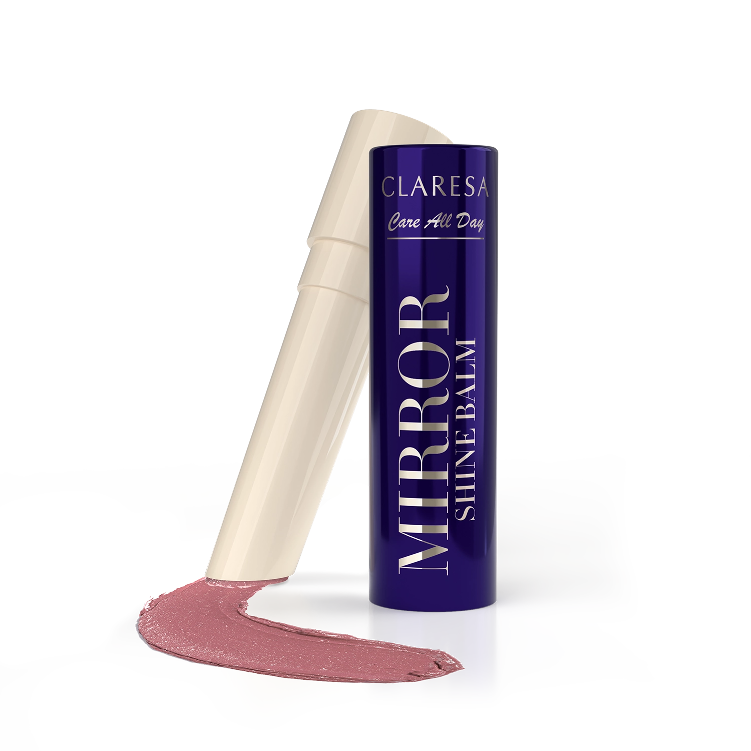 CLARESA - CARE ALL DAY - MIRROR SHINE BALM - PAINTED ROSE - immagine 5