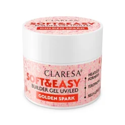 CLARESA - Soft&Easy Builder Gel - GOLDEN SPARK - 45ml