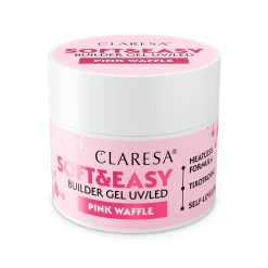 CLARESA - Soft&Easy Builder Gel - PINK WAFFLE - 45ml