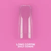 LUNA - GEL TIPS - LONG COFFIN - HALF COVER - 500pcs