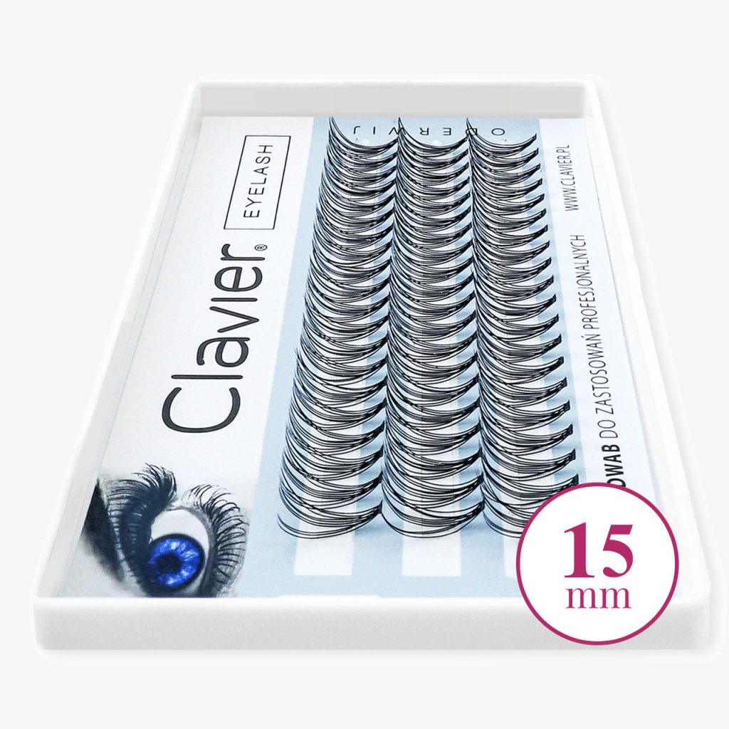 CLAVIER - CIGLIA A CIUFFETTI - CLASSIC - 15mm
