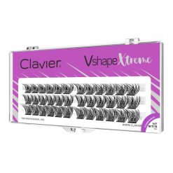 CLAVIER - CIGLIA A CIUFFETTI - VSHAPE XTREME - MIX 10/11/12mm
