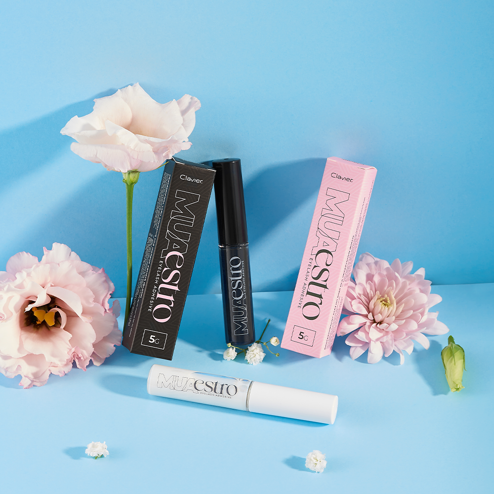 CLAVIER - COLLA TRASPARENTE PER CIGLIA - MUAestro - BIANCO - immagine 3