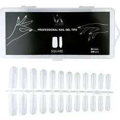 VALERI - GEL TIPS - SQUARE - 240pcs