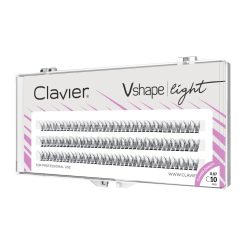 CLAVIER - CIGLIA A CIUFFETTI - VSHAPE LIGHT - 10mm