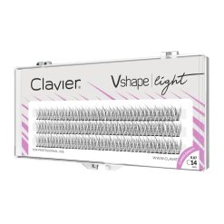 CLAVIER - CIGLIA A CIUFFETTI - VSHAPE LIGHT - 14mm