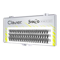 CLAVIER - CIGLIA A CIUFFETTI -DOPPIO VOLUME- BEDU2O -MIX 9-10-11