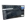ONYX - GUANTI IN NITRILE NERO - 100pcs - TAGLIA XL
