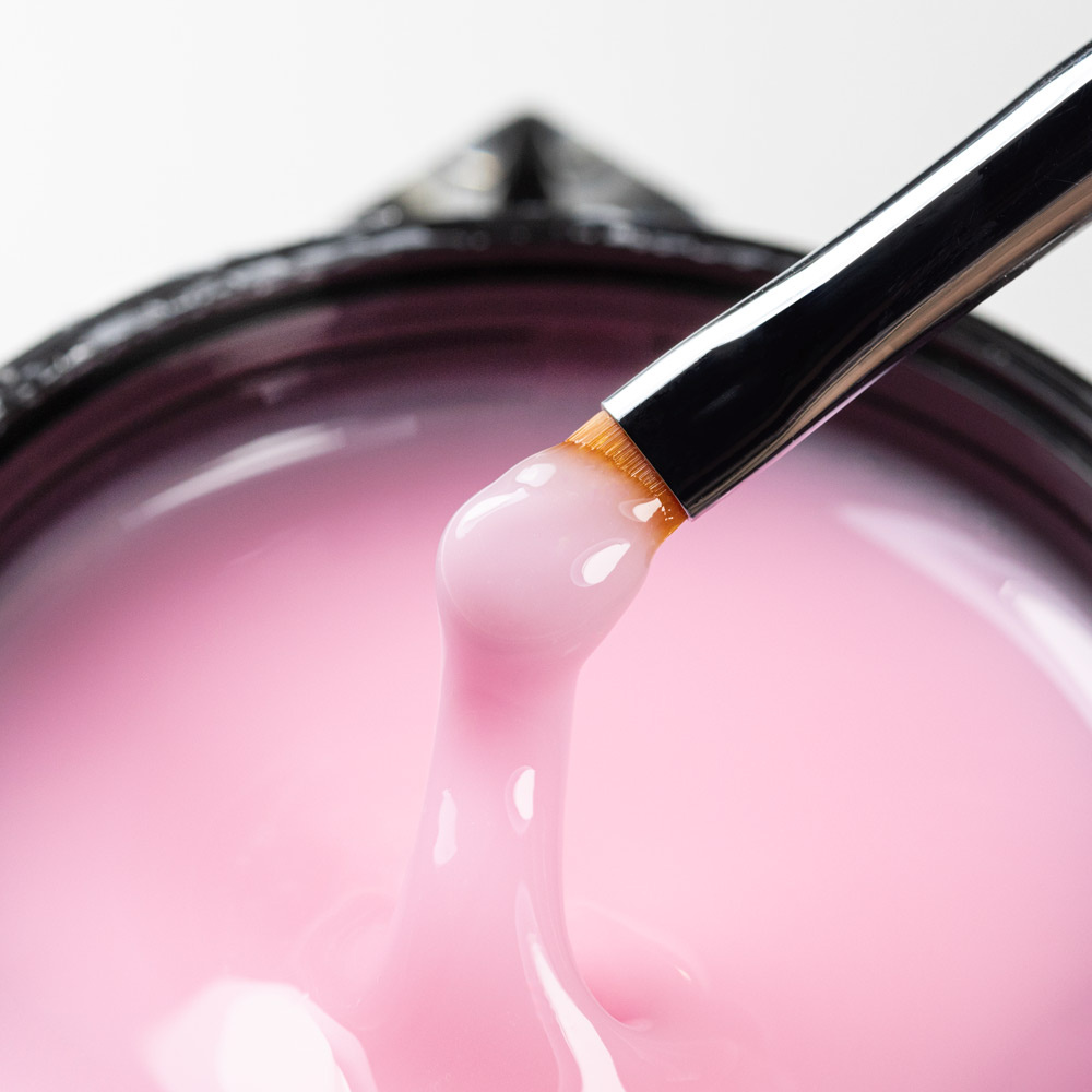 MOLLY NAILS - BUILDER GEL - SELF LEVELING - ANGEL PINK - 50gr - immagine 2