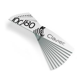CLAVIER - PACCO LIME ZEBRA - GRANA 100/180 (10pcs) NEW